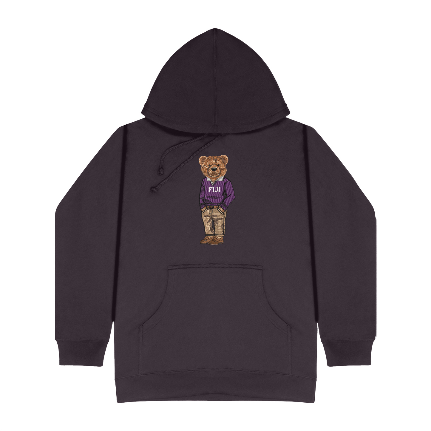 Phi Gamma Delta Bear Original Embroidered Hoodie