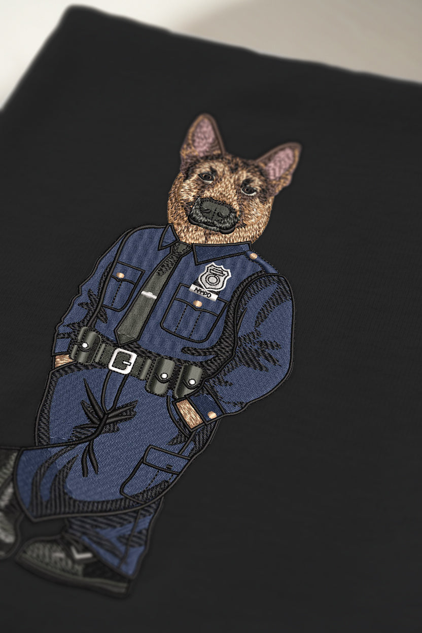 First Responders Police Embroidered Tee