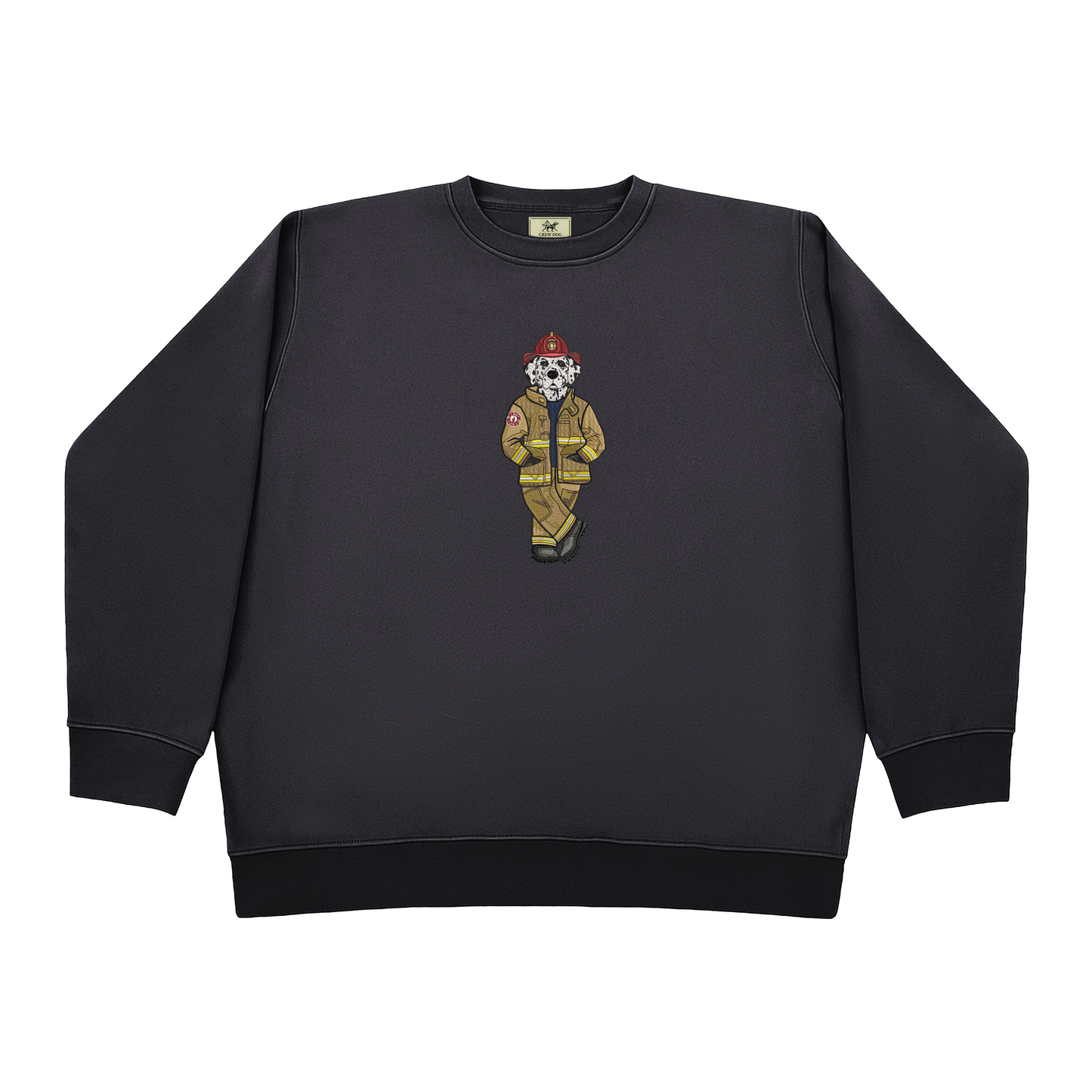 First Responders Firefighter Embroidered Crewneck