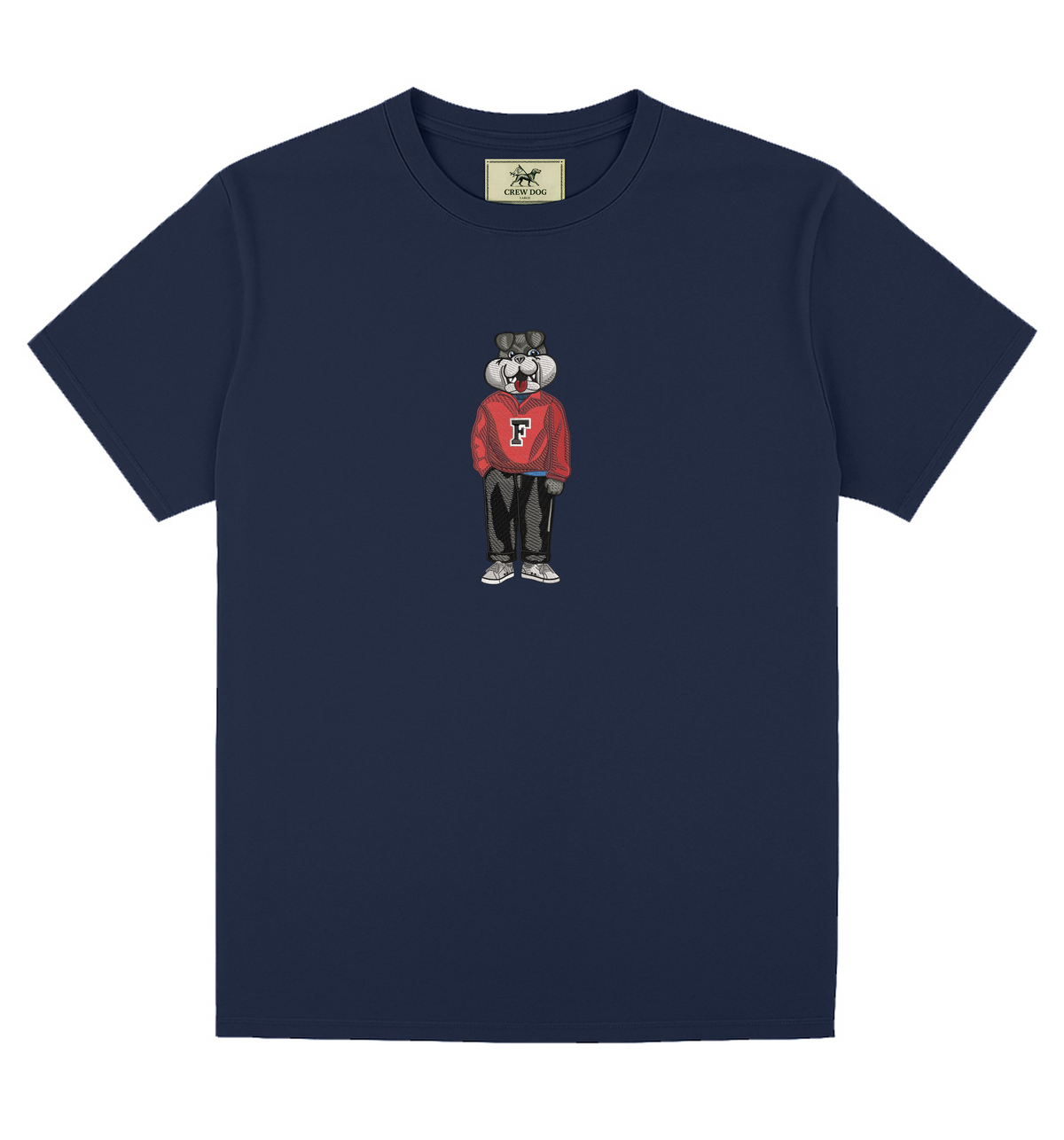 Fresno State Q-Zip Embroidered Tee