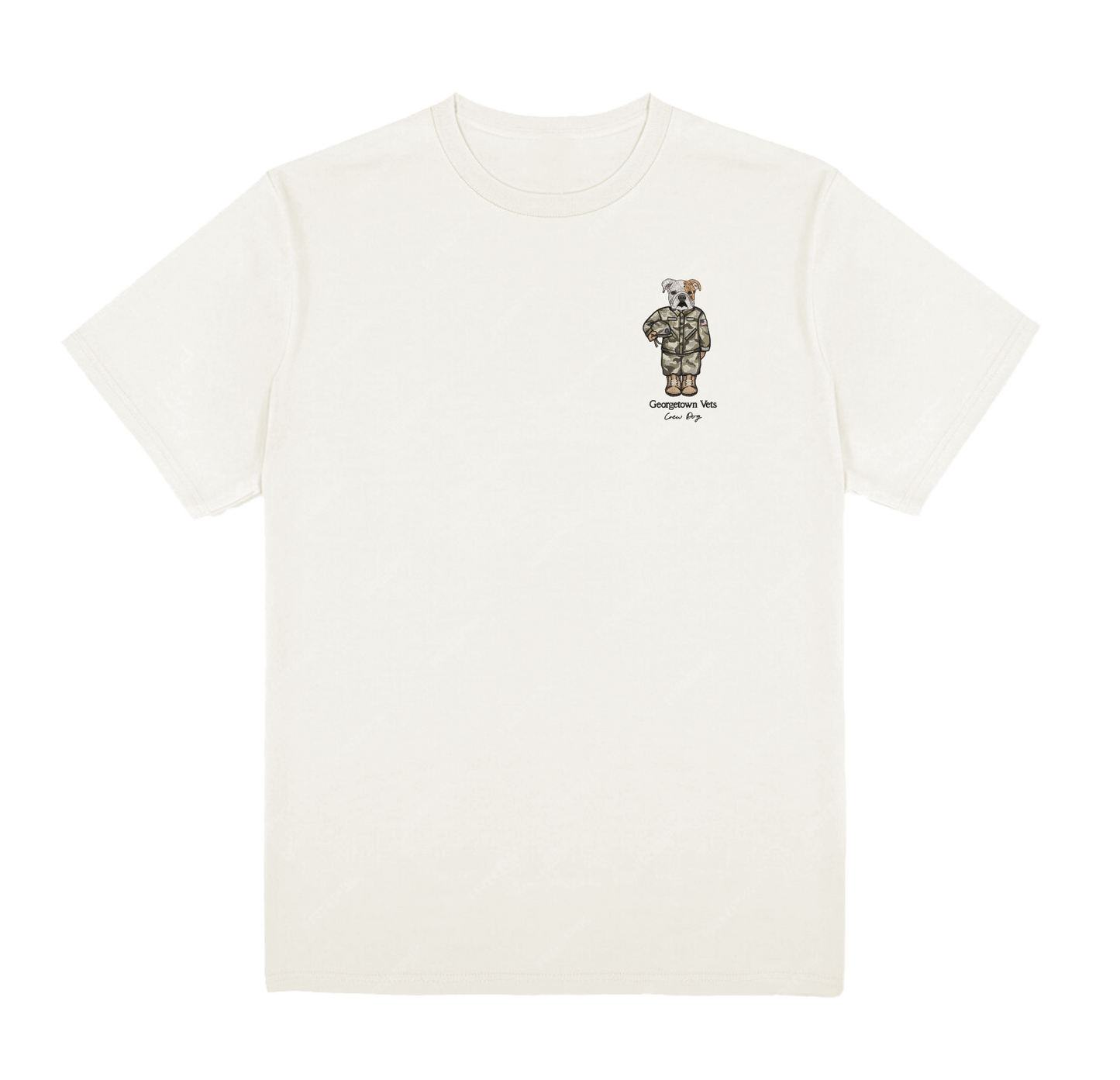 Georgetown Veterans Embroidered Tee