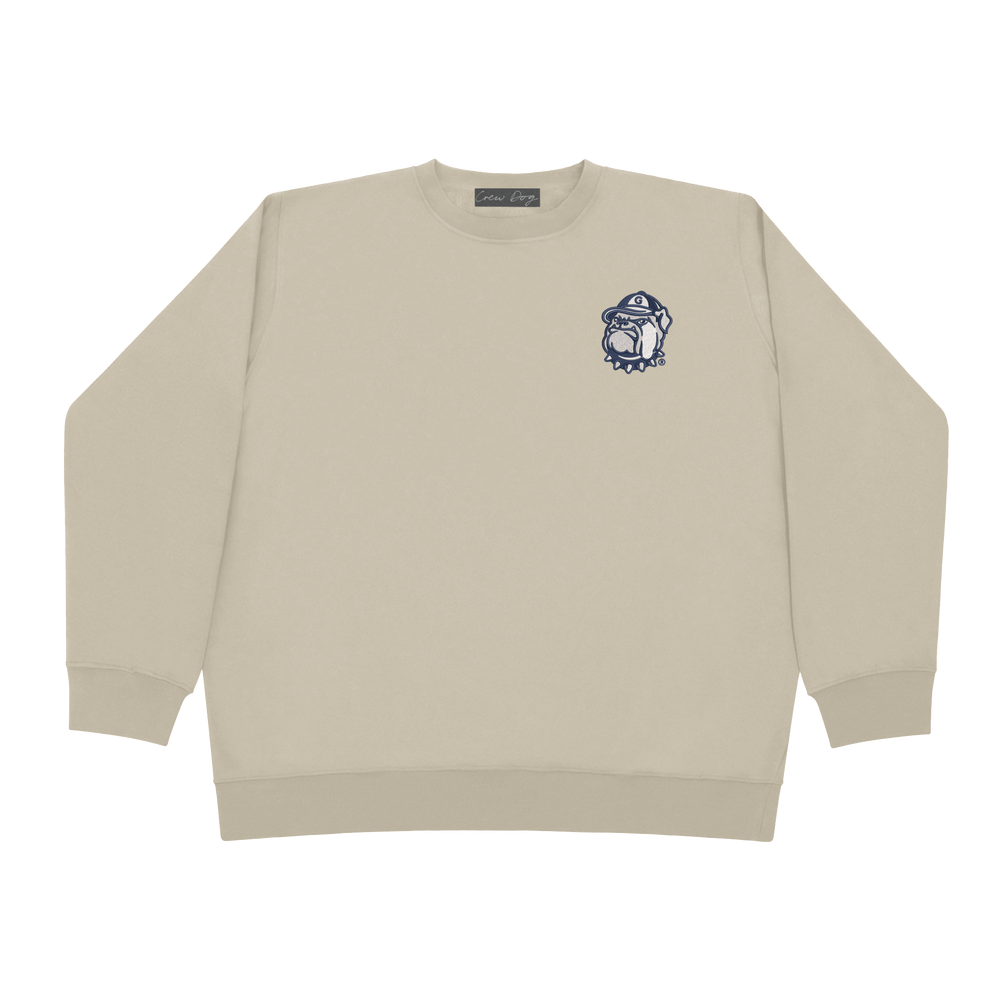 Georgetown White Dog Crewneck
