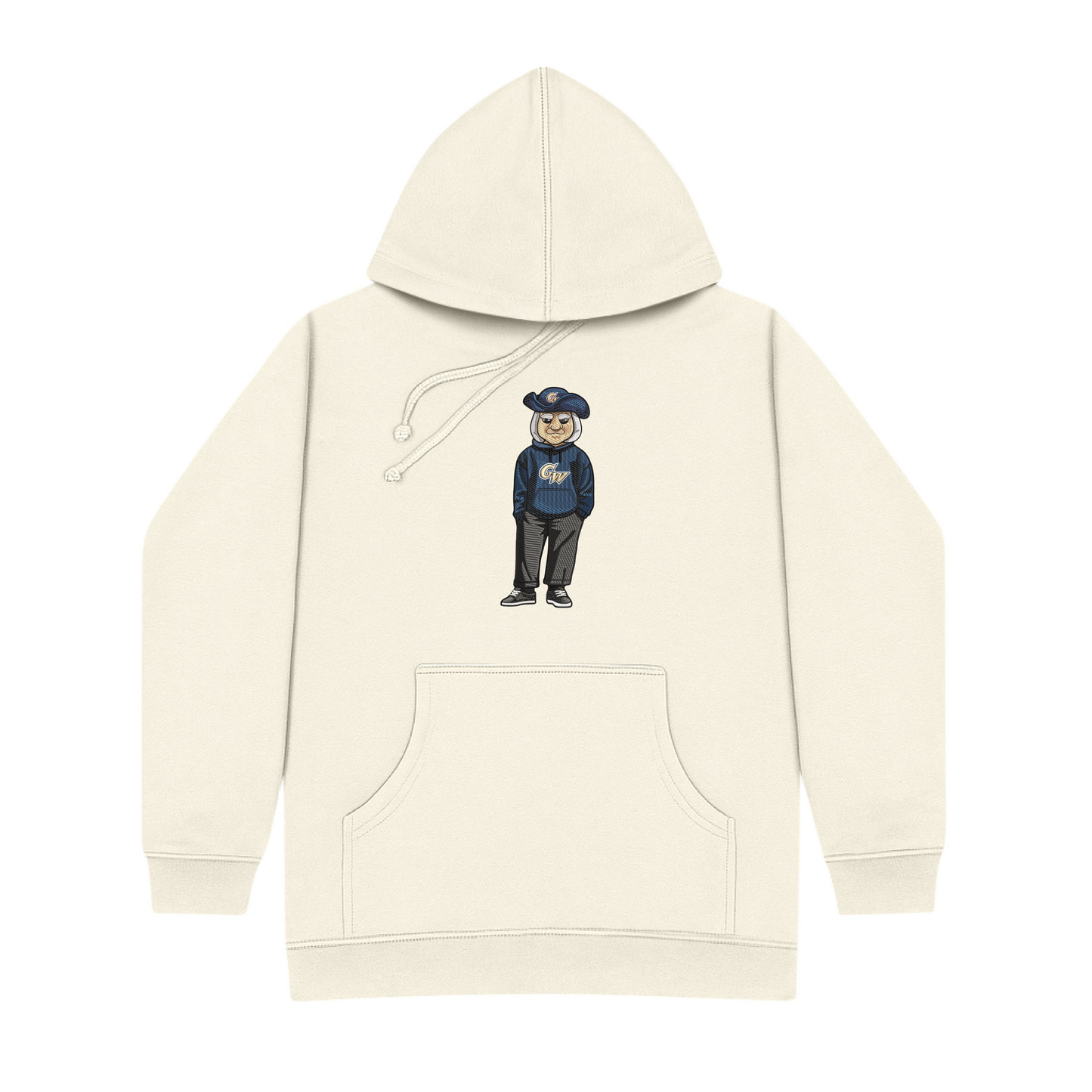 George Washington Hoodie Embroidered Hoodie