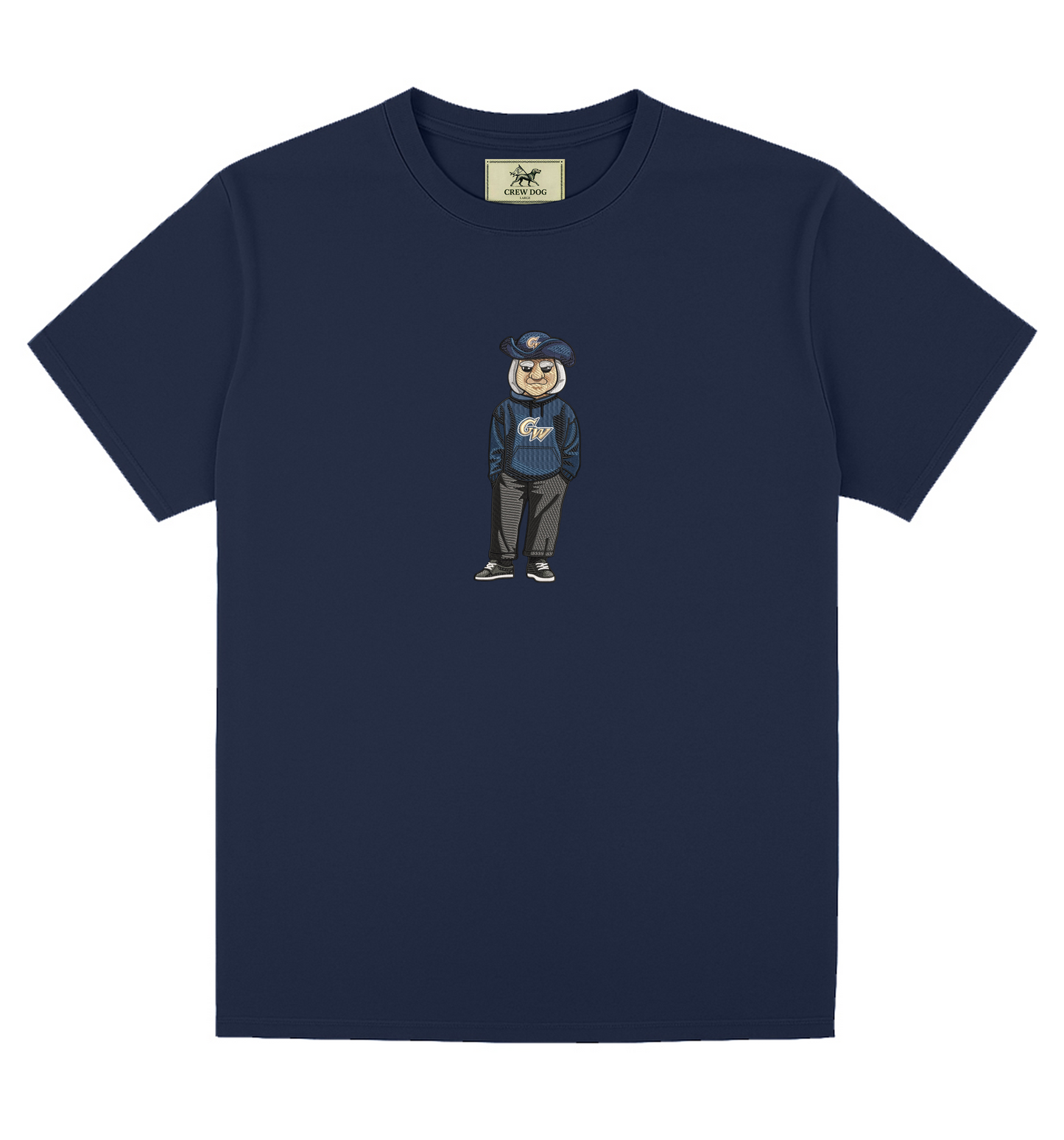 George Washington Hoodie Embroidered Tee