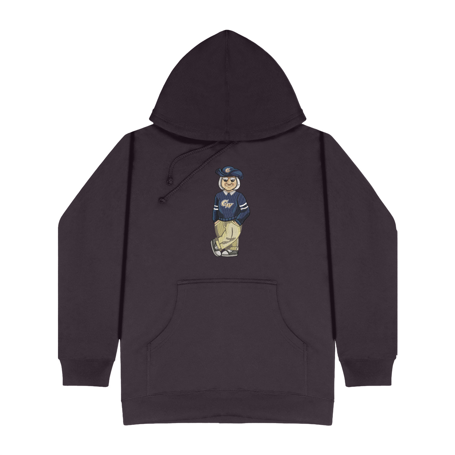 George Washington Sweater Embroidered Hoodie