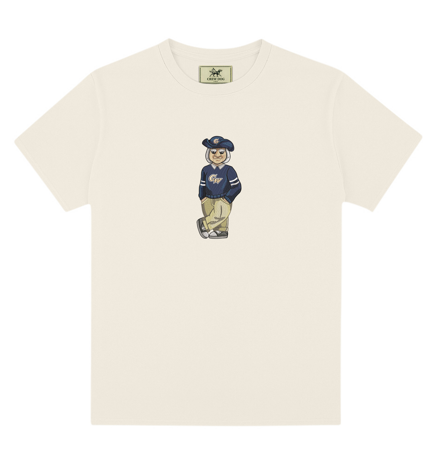 George Washington Sweater Embroidered Tee