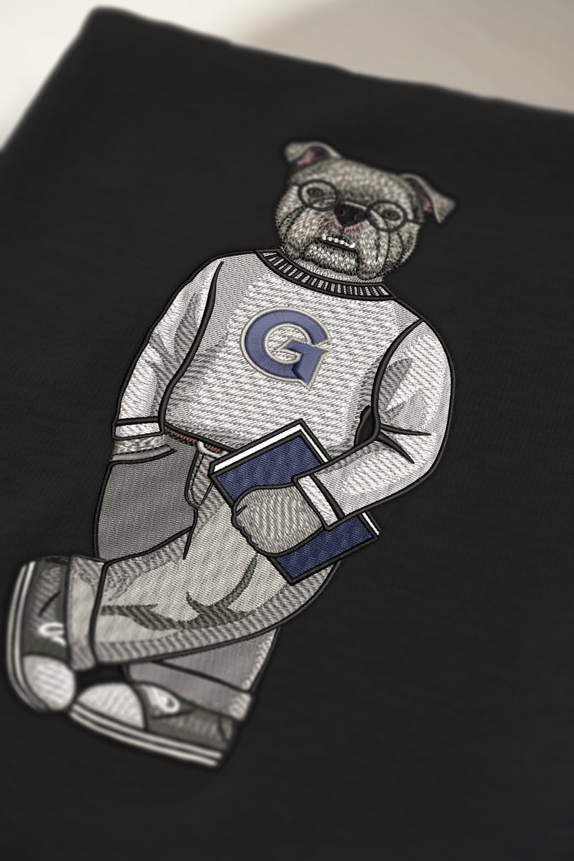 Georgetown Sweater Embroidered Tee