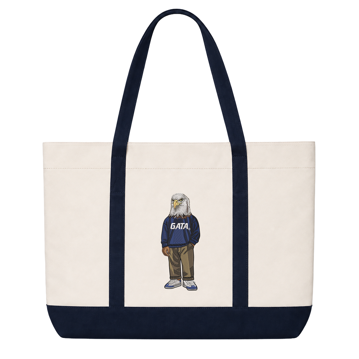 Georgia Southern Sweater Embroidered Tote Bag