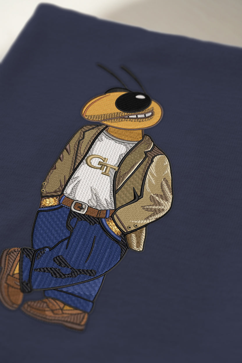 Georgia Tech Original Embroidered Crewneck