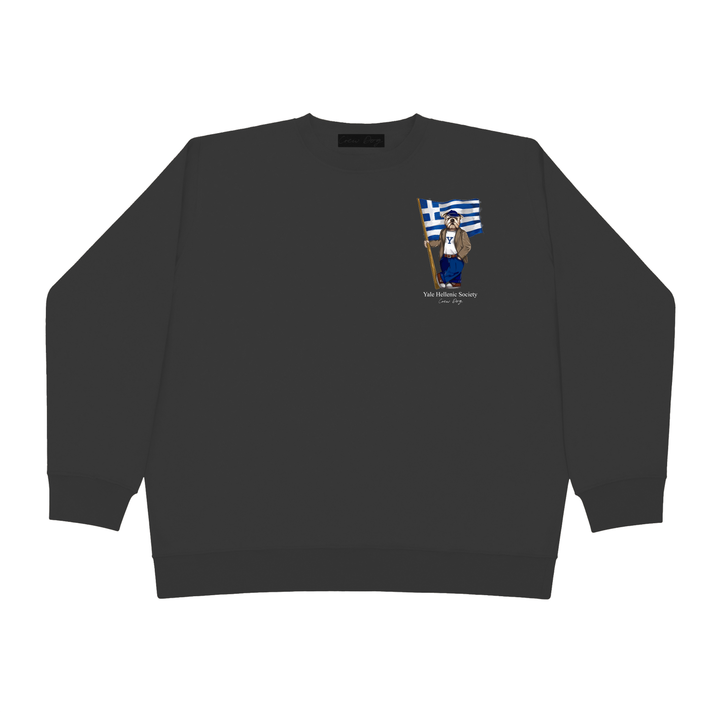 Yale Hellenic Society Screen-printed Crewneck