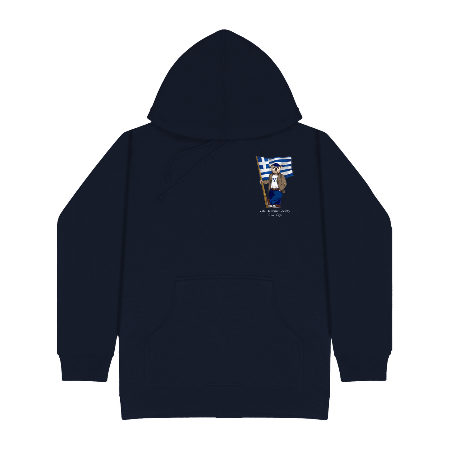 Yale Hellenic Society Screen-printed Hoodie