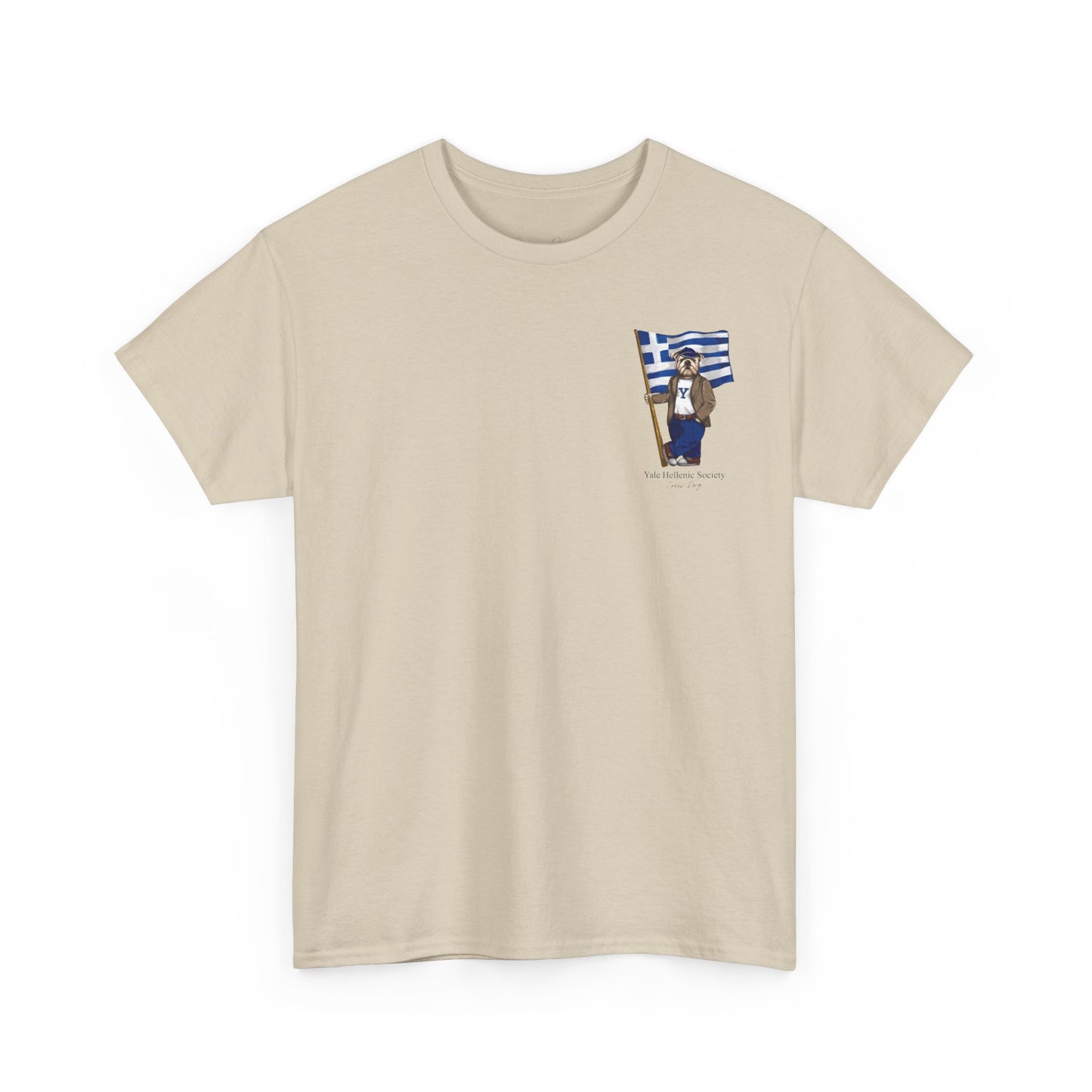 Yale Hellenic Society Screen-printed Tee