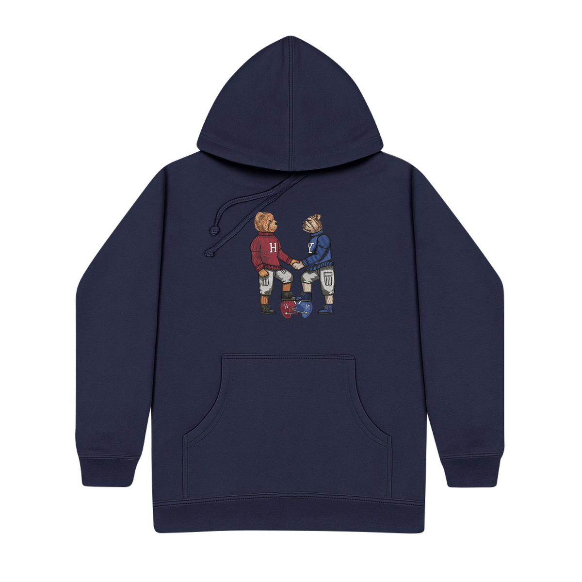 The Game Shaking Hands Embroidered Hoodie