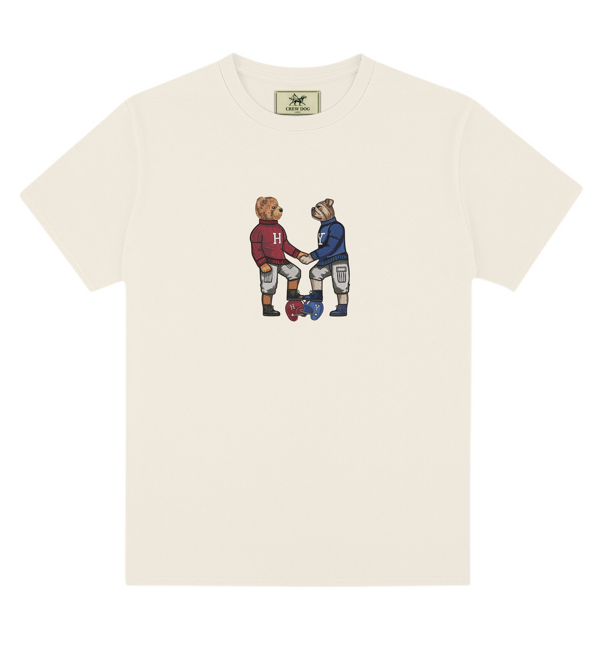 The Game Shaking Hands Embroidered Tee