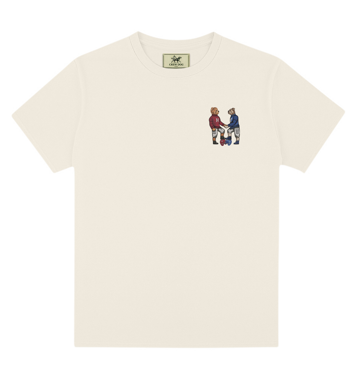 The Game Shaking Hands Embroidered Tee