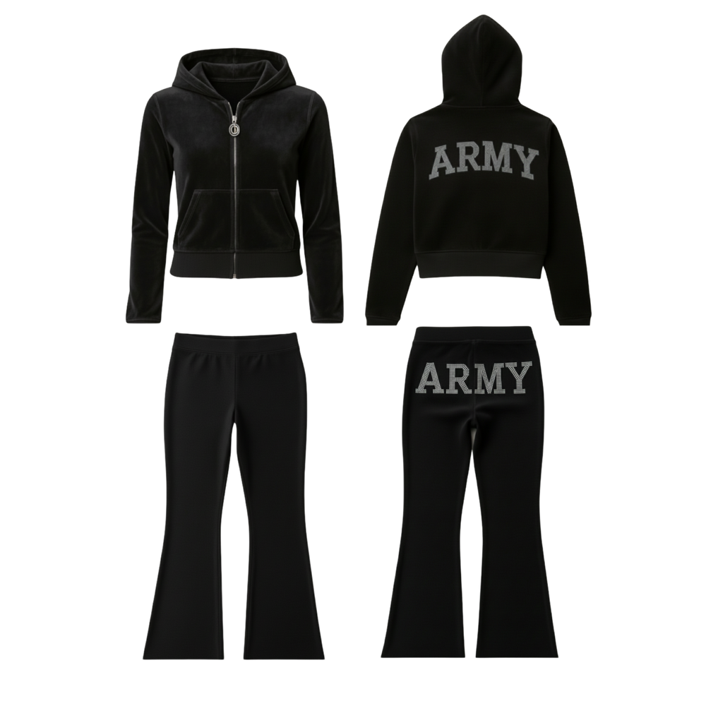 Army Velour Set (Pre Order)