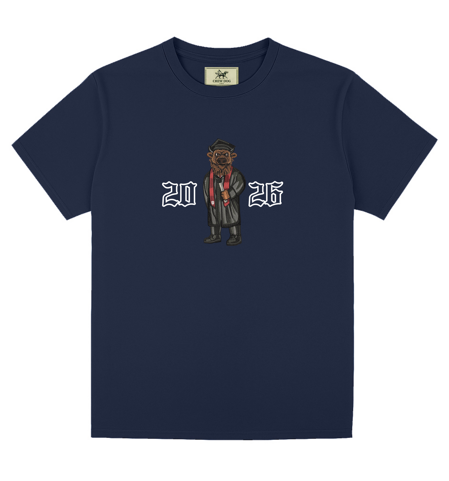 IU Graduation 2026 Embroidered Tee