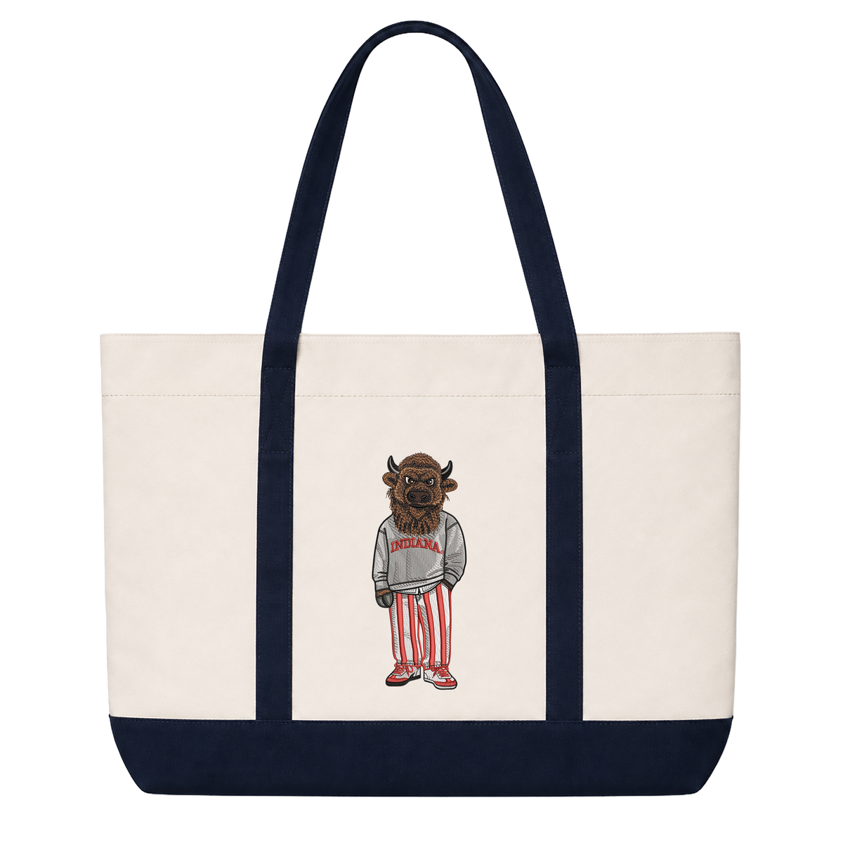 Indiana University Embroidered Tote Bag