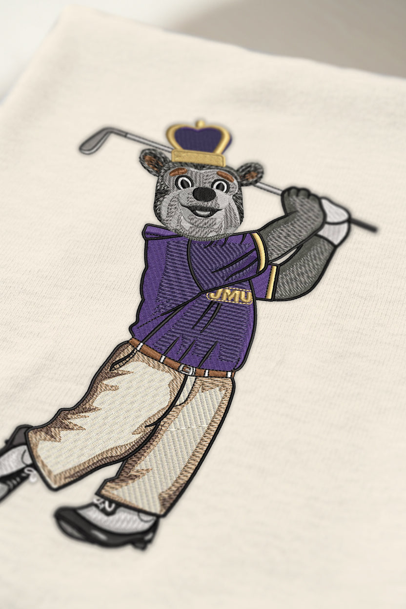 JMU Golf Embroidered Hoodie