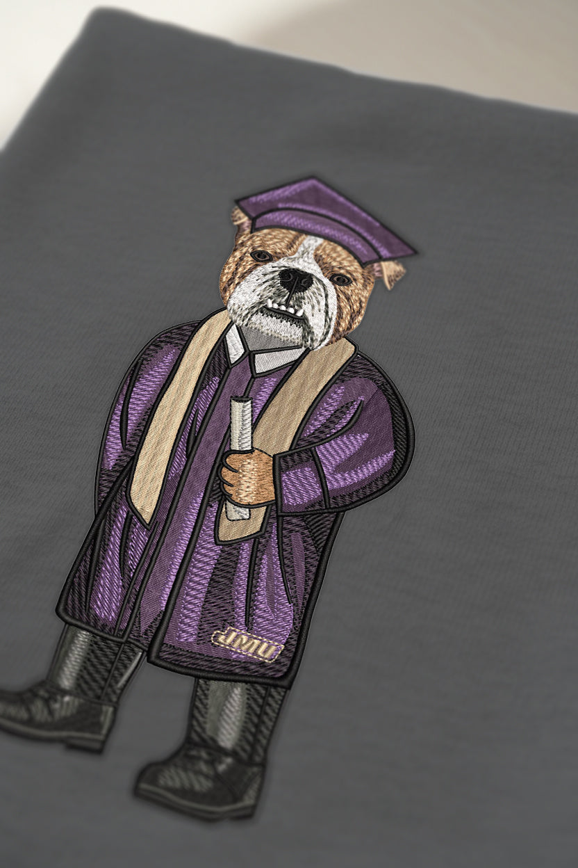 JMU Graduation Embroidered Tee