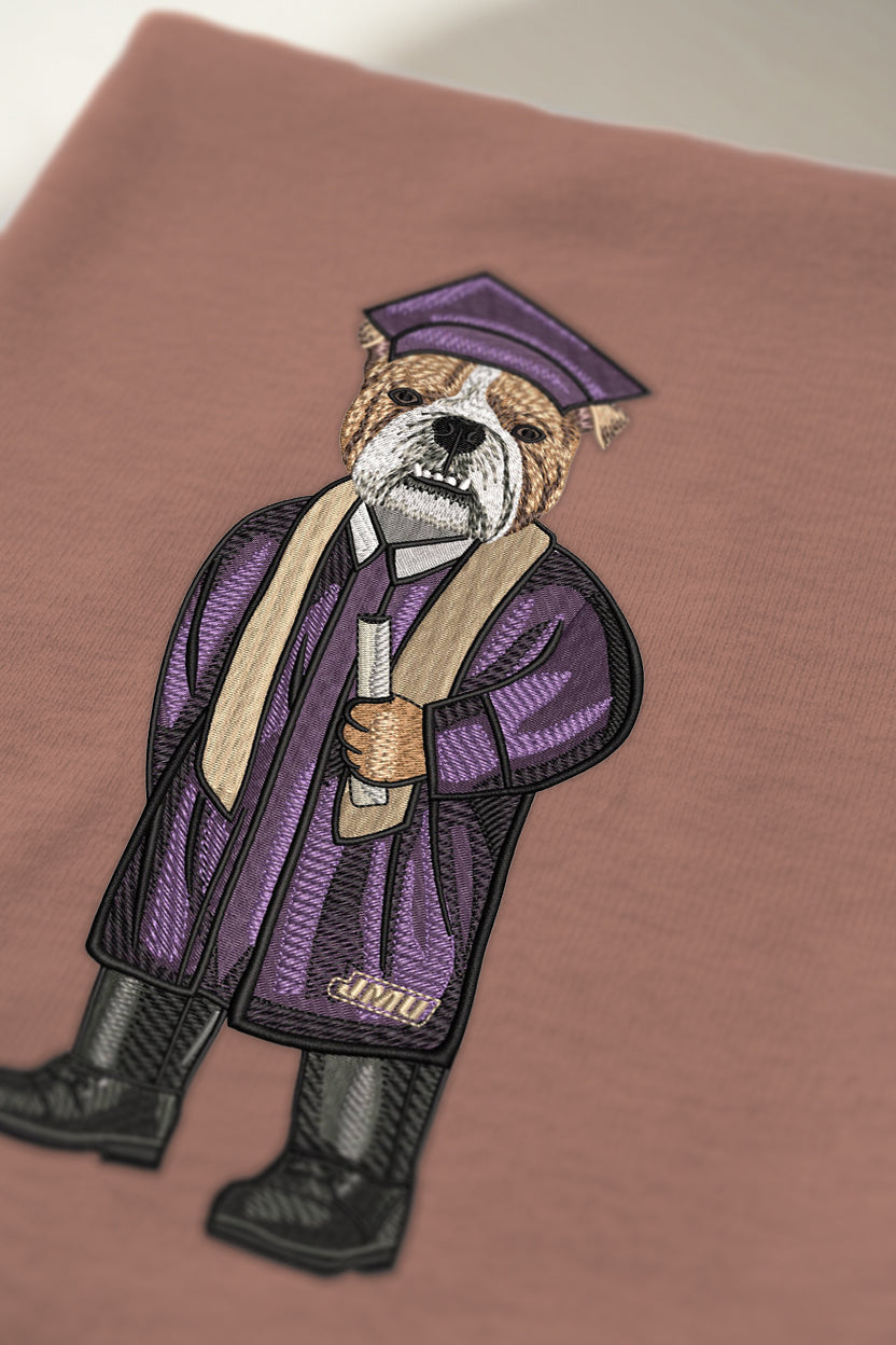JMU Graduation Embroidered Crewneck