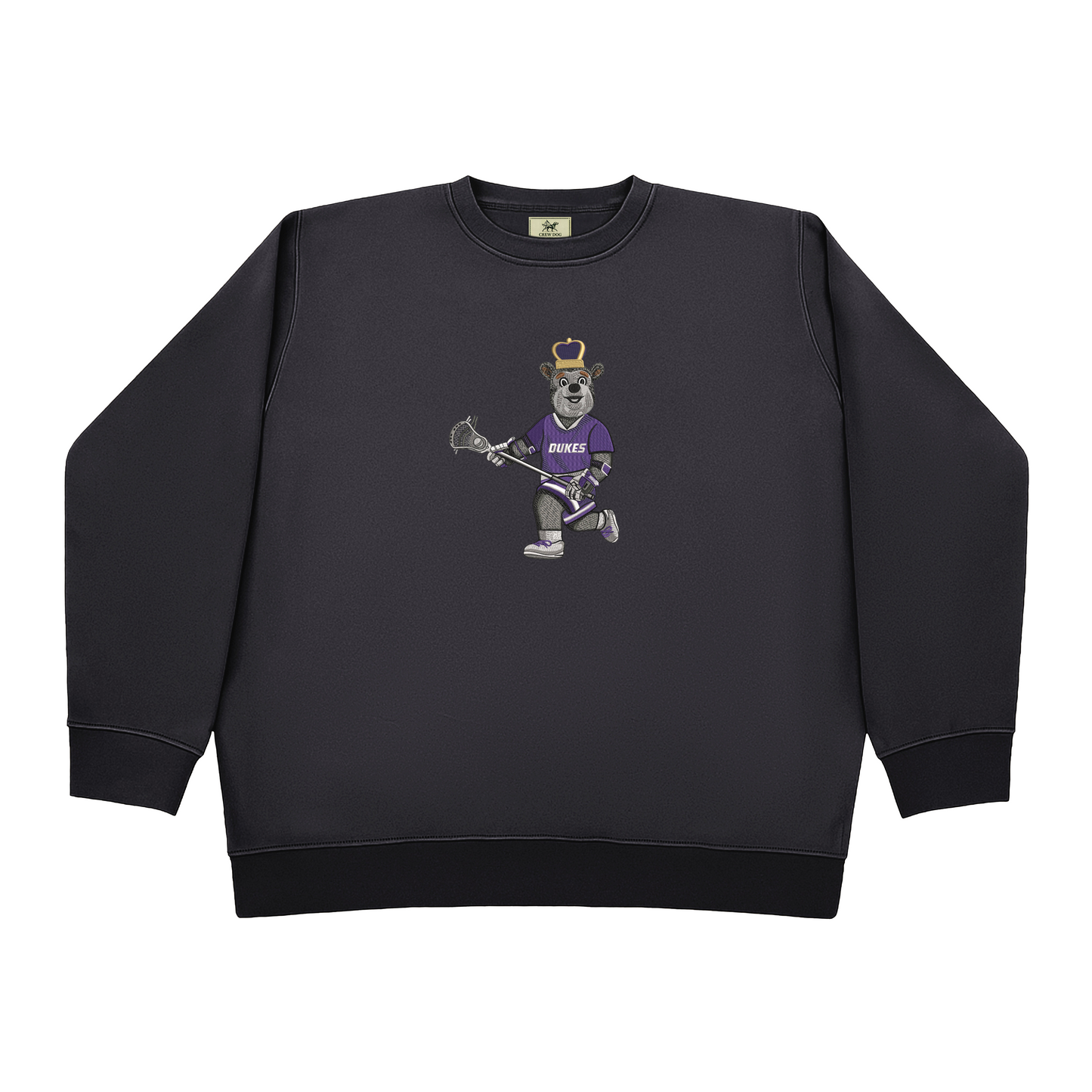 JMU Lacrosse Embroidered Crewneck