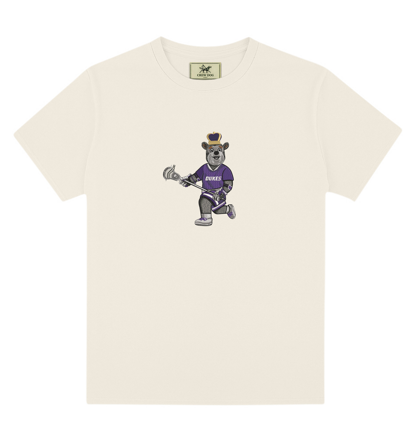 JMU Lacrosse Embroidered Tee