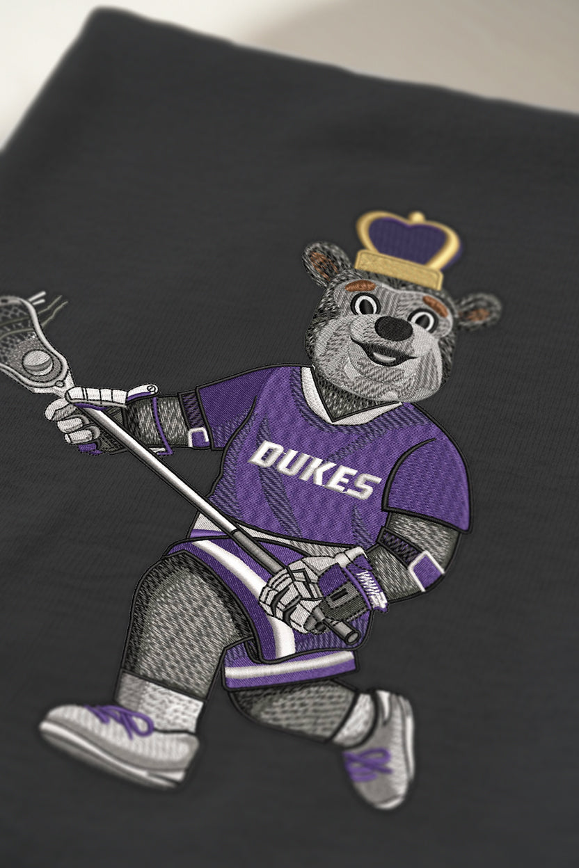 JMU Lacrosse Embroidered Crewneck