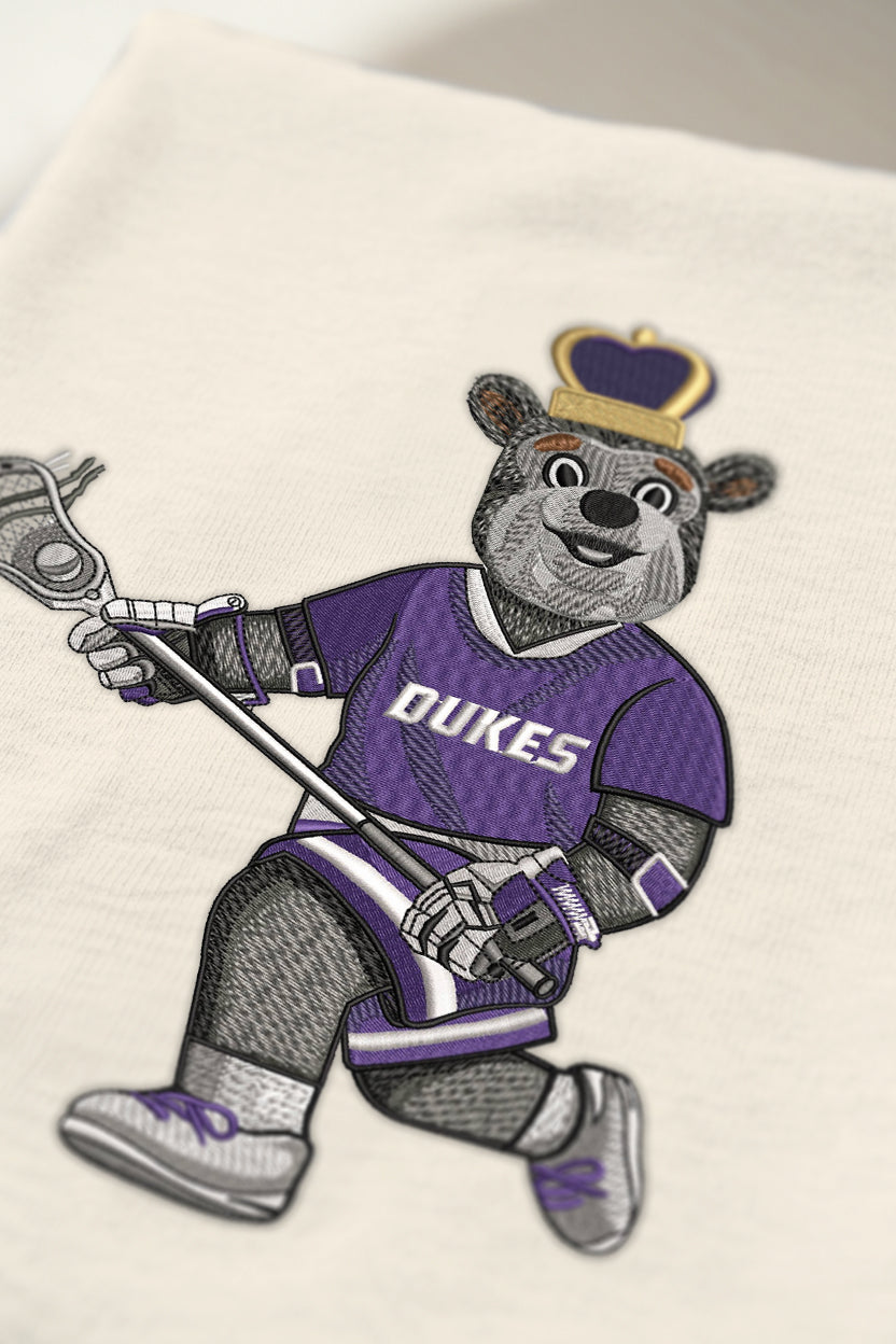 JMU Lacrosse Embroidered Tee