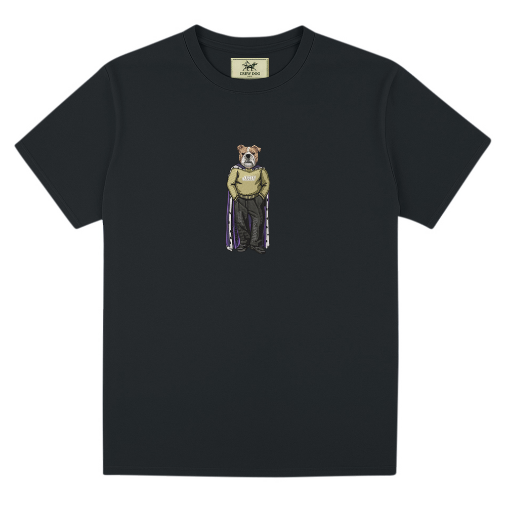 JMU Live Dog Embroidered Tee
