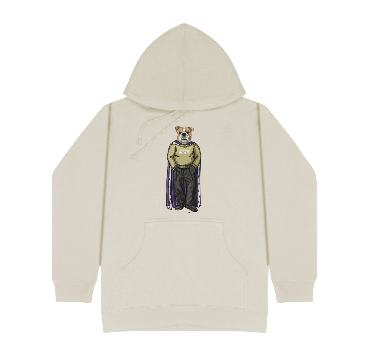 JMU Live Dog Embroidered Hoodie