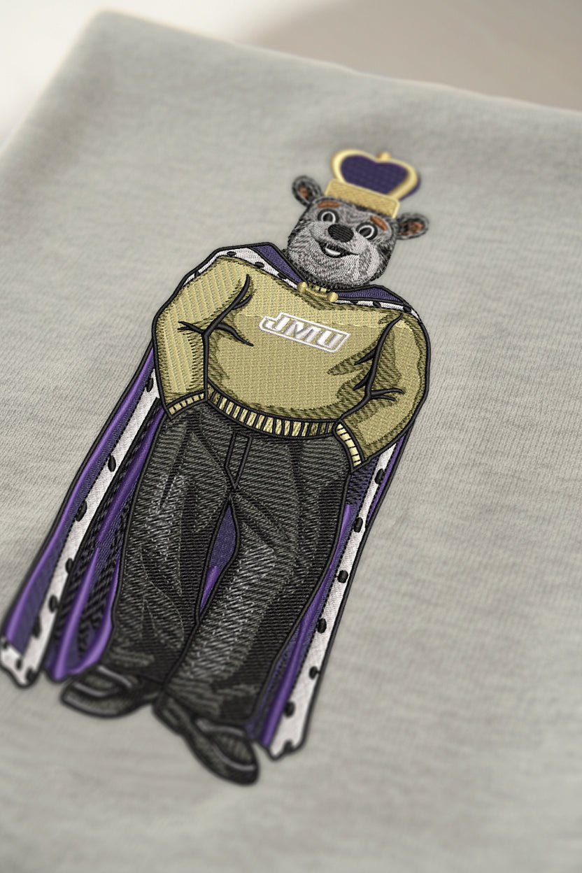 JMU Duke Dog Embroidered Hoodie