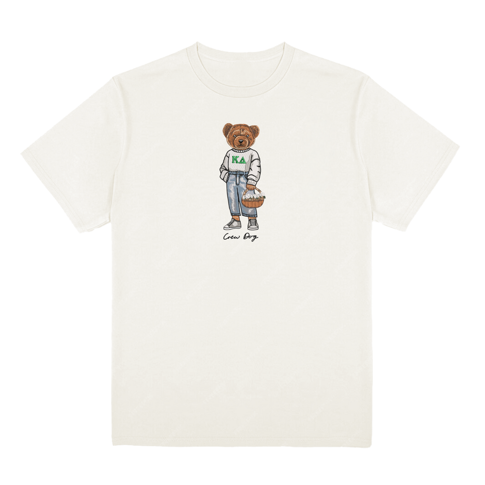 ΚΔ Flowers Embroidered Tee