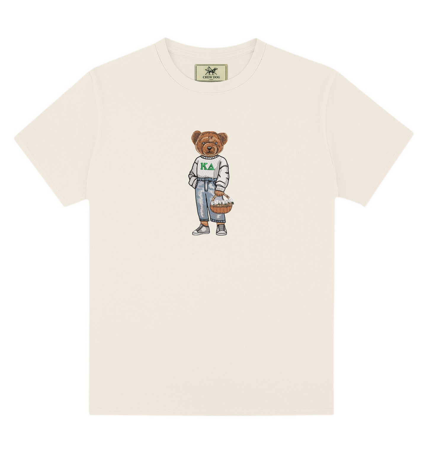 Kappa Delta Flowers Embroidered Tee