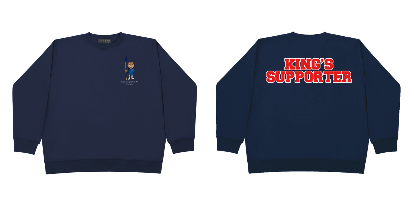 King's Supporter Screen-printed Crewneck