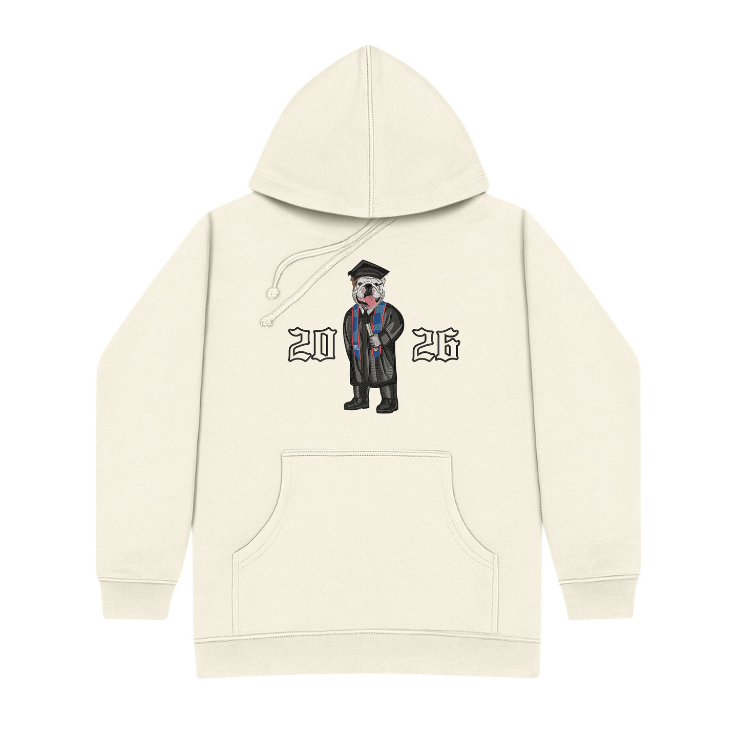 Louisiana Tech Graduation 2026 Embroidered Hoodie