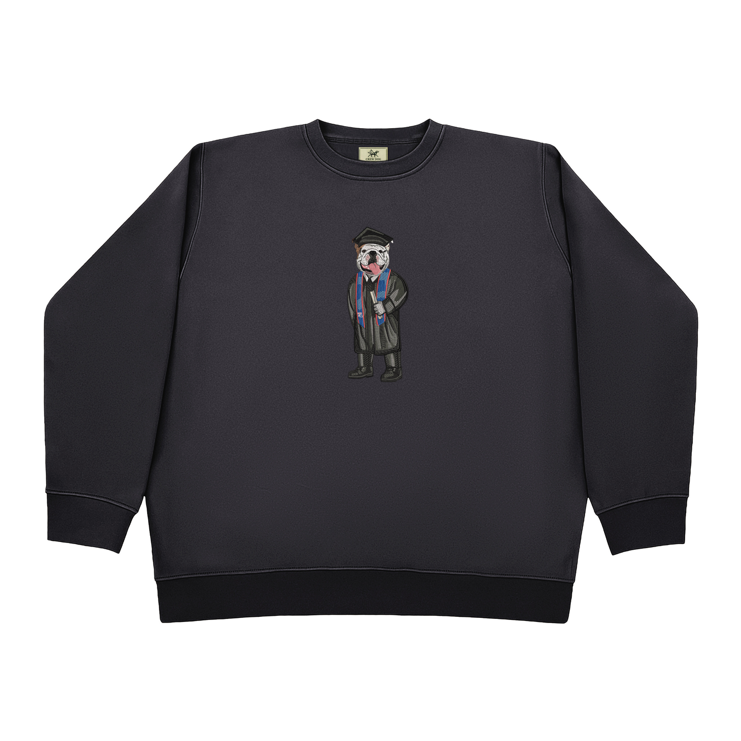 Louisiana Tech Graduation Embroidered Crewneck