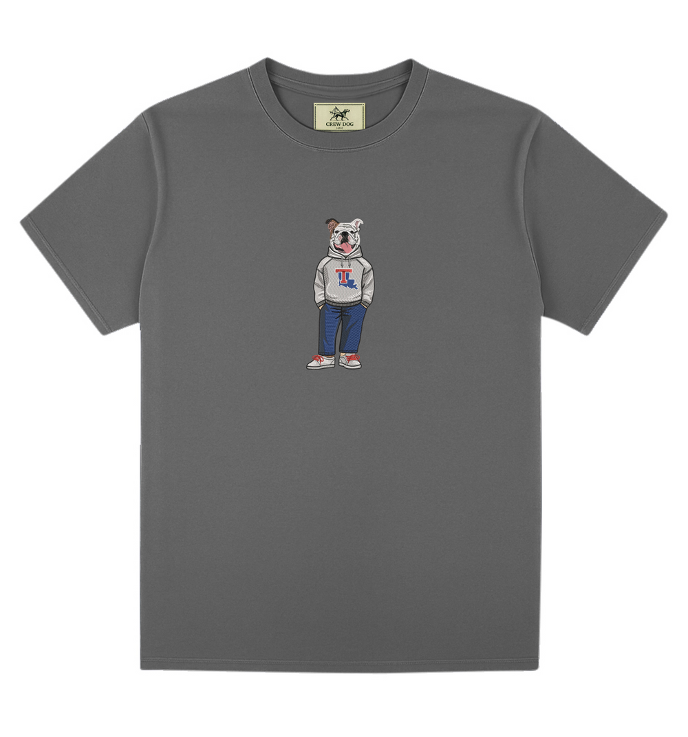 Louisiana Tech Hoodie Embroidered Tee