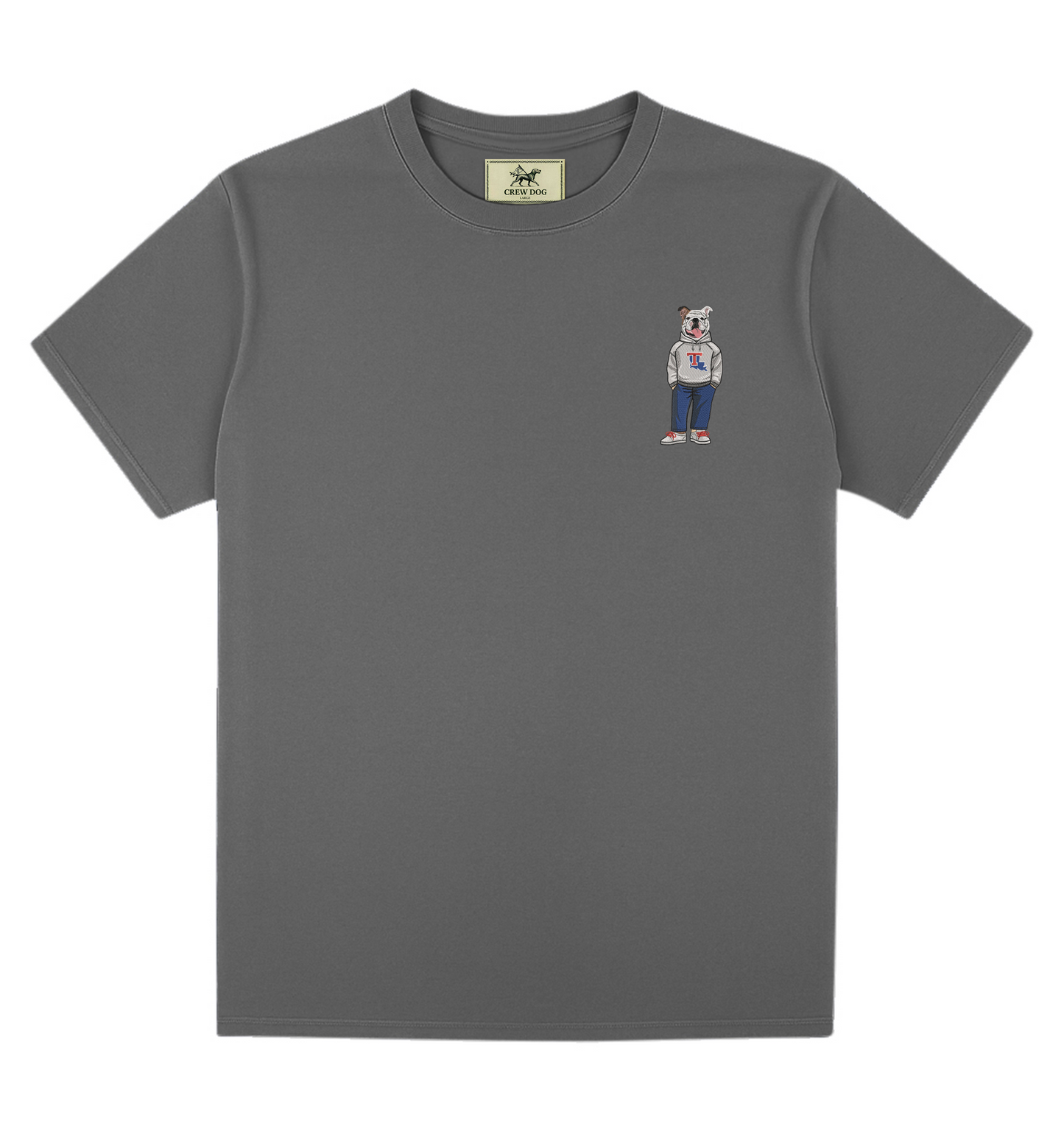 Louisiana Tech Hoodie Embroidered Tee