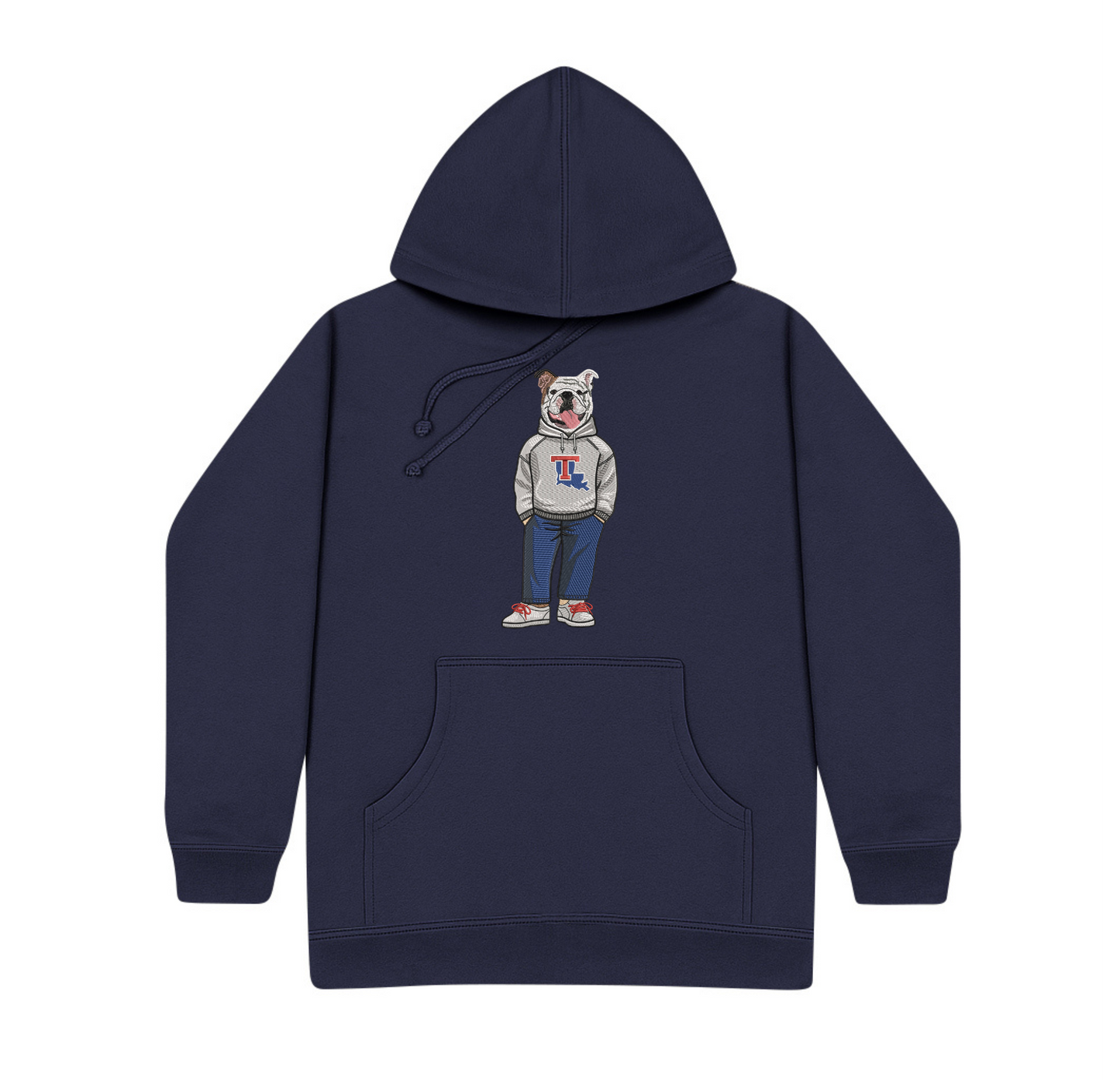 Louisiana Tech Hoodie Embroidered Hoodie