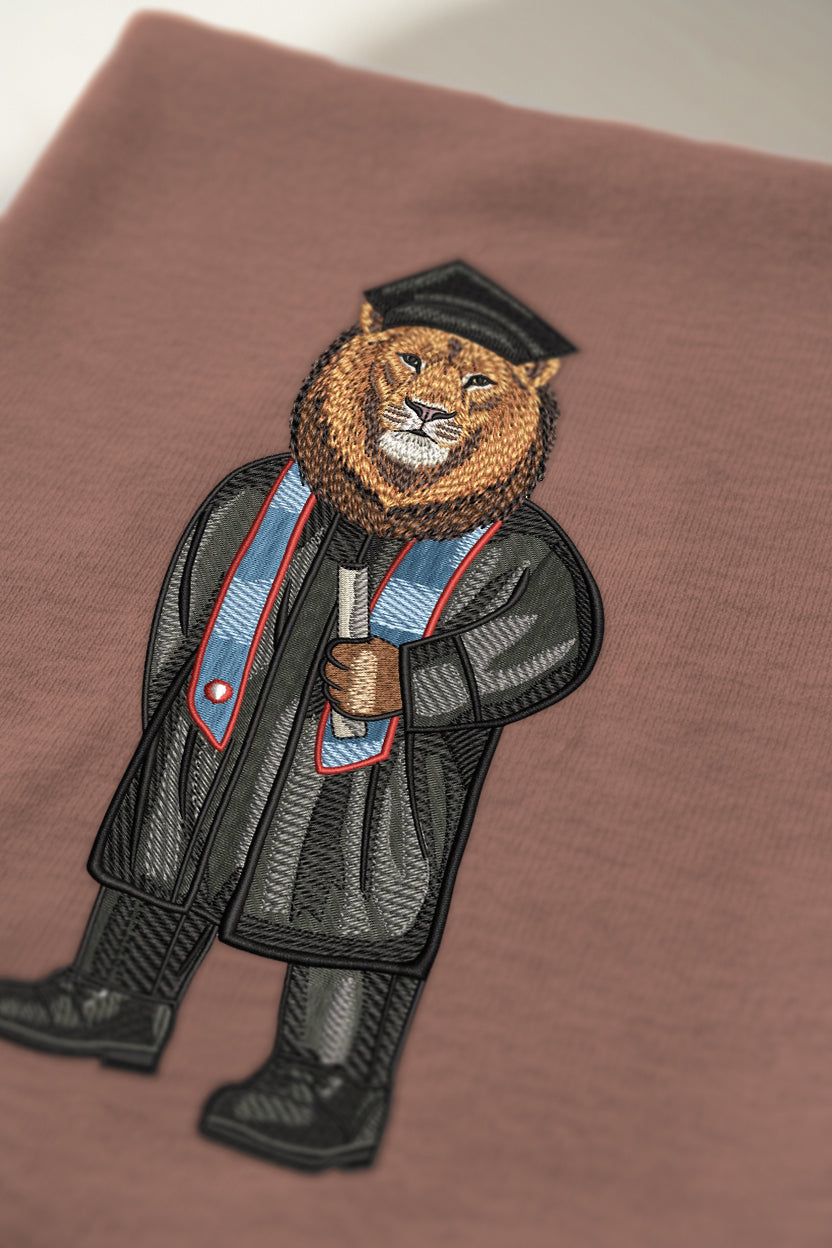 LMU Graduation Embroidered Crewneck