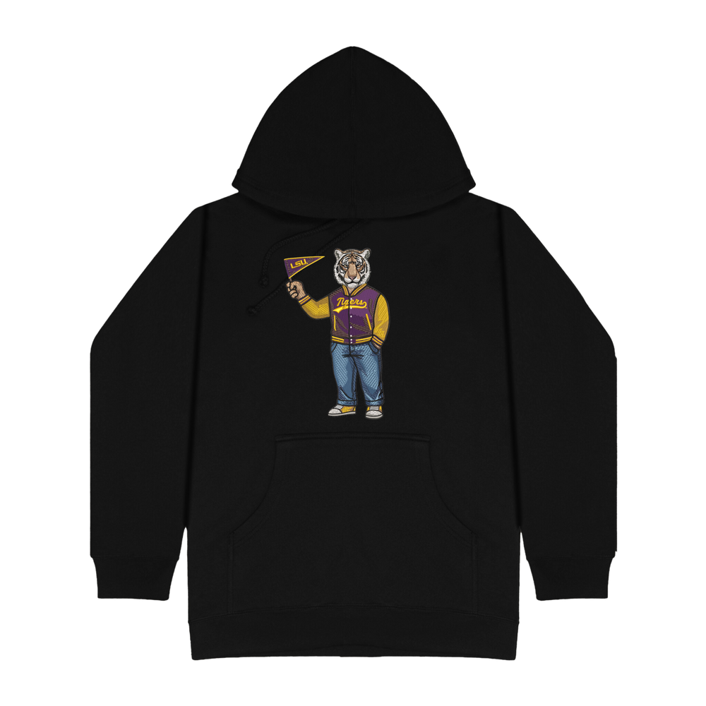 
                      
                        LSU Pennant Flag Embroidered Hoodie
                      
                    