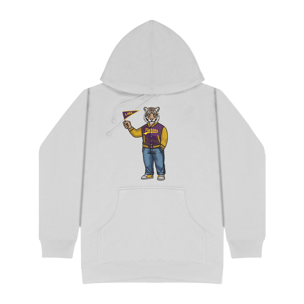 
                      
                        LSU Pennant Flag Embroidered Hoodie
                      
                    