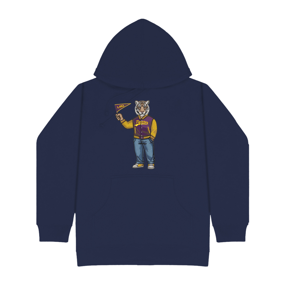 
                      
                        LSU Pennant Flag Embroidered Hoodie
                      
                    