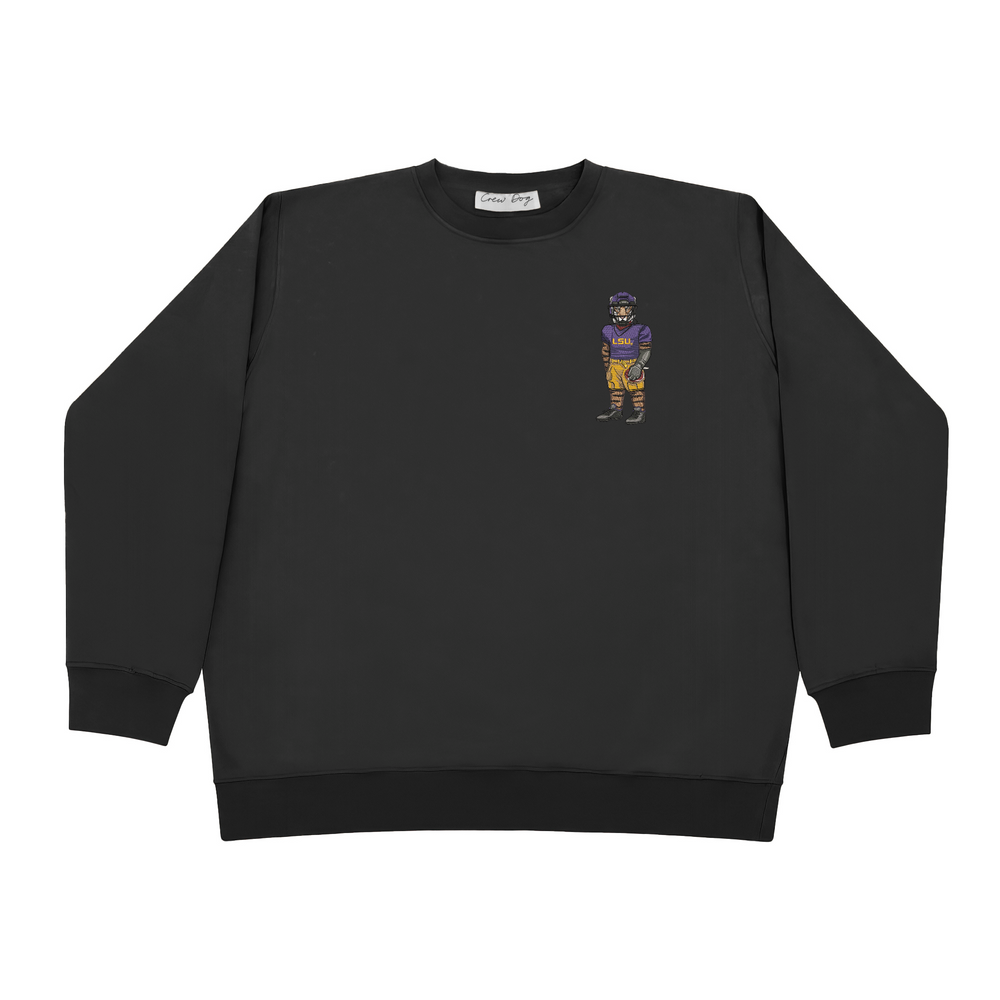 
                      
                        LSU Football Embroidered Crewneck
                      
                    