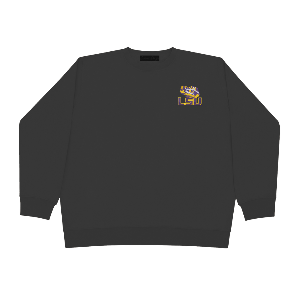 
                      
                        LSU Half Face Crewneck
                      
                    