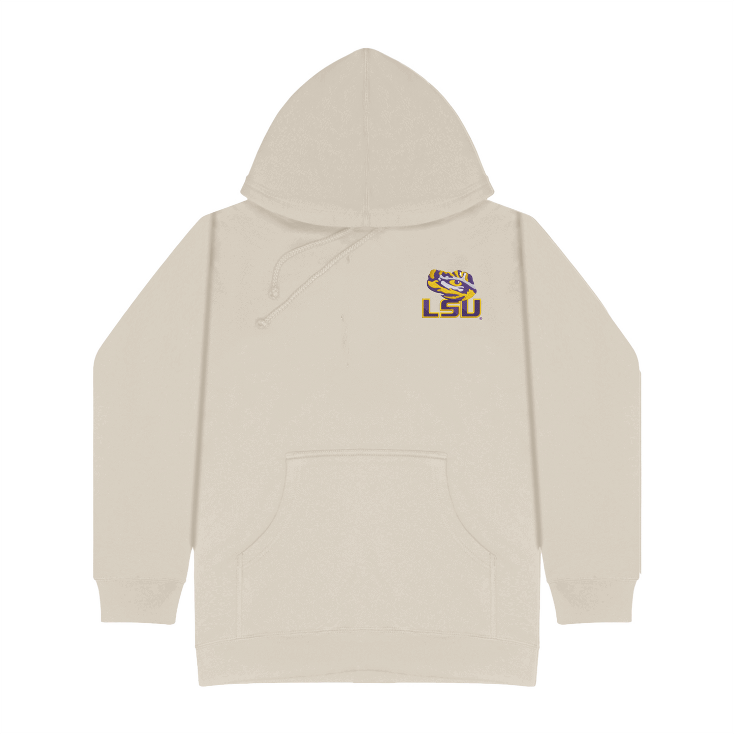 LSU Half Face Hoodie