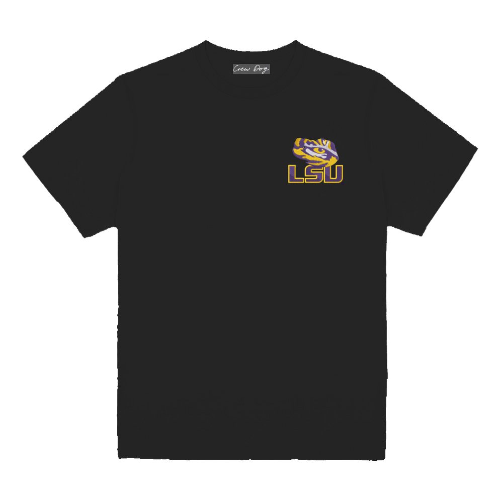 LSU Half Face Tee