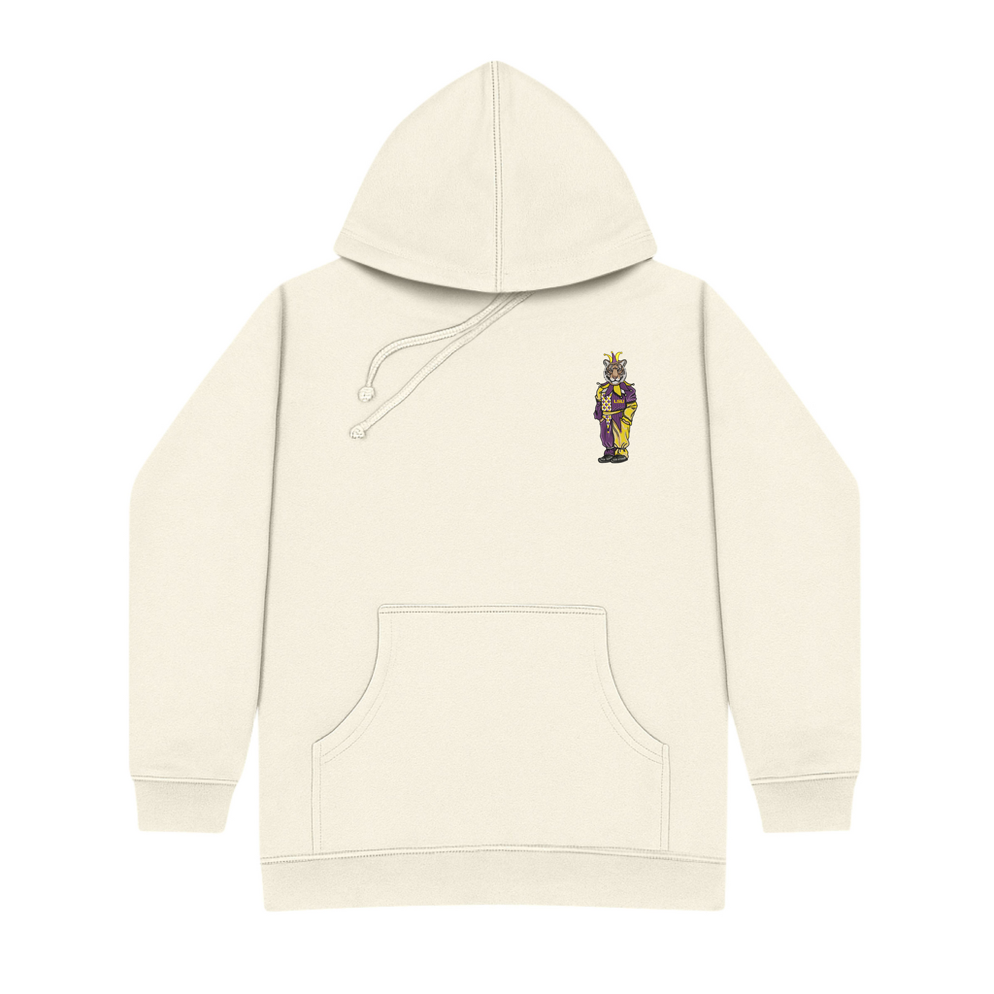 LSU Mardi Gras Jester Embroidered Hoodie