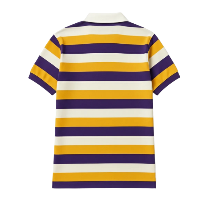 LSU Stripe Polo